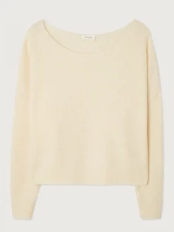 American Vintage Gebreide pull Damsville Pannacotta+Chine Fashion