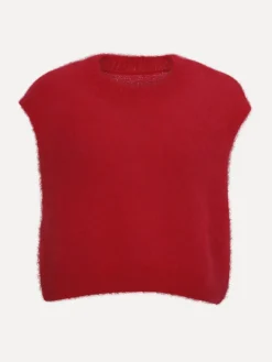 Le Marais Gebreide Spencer Zoey Red New