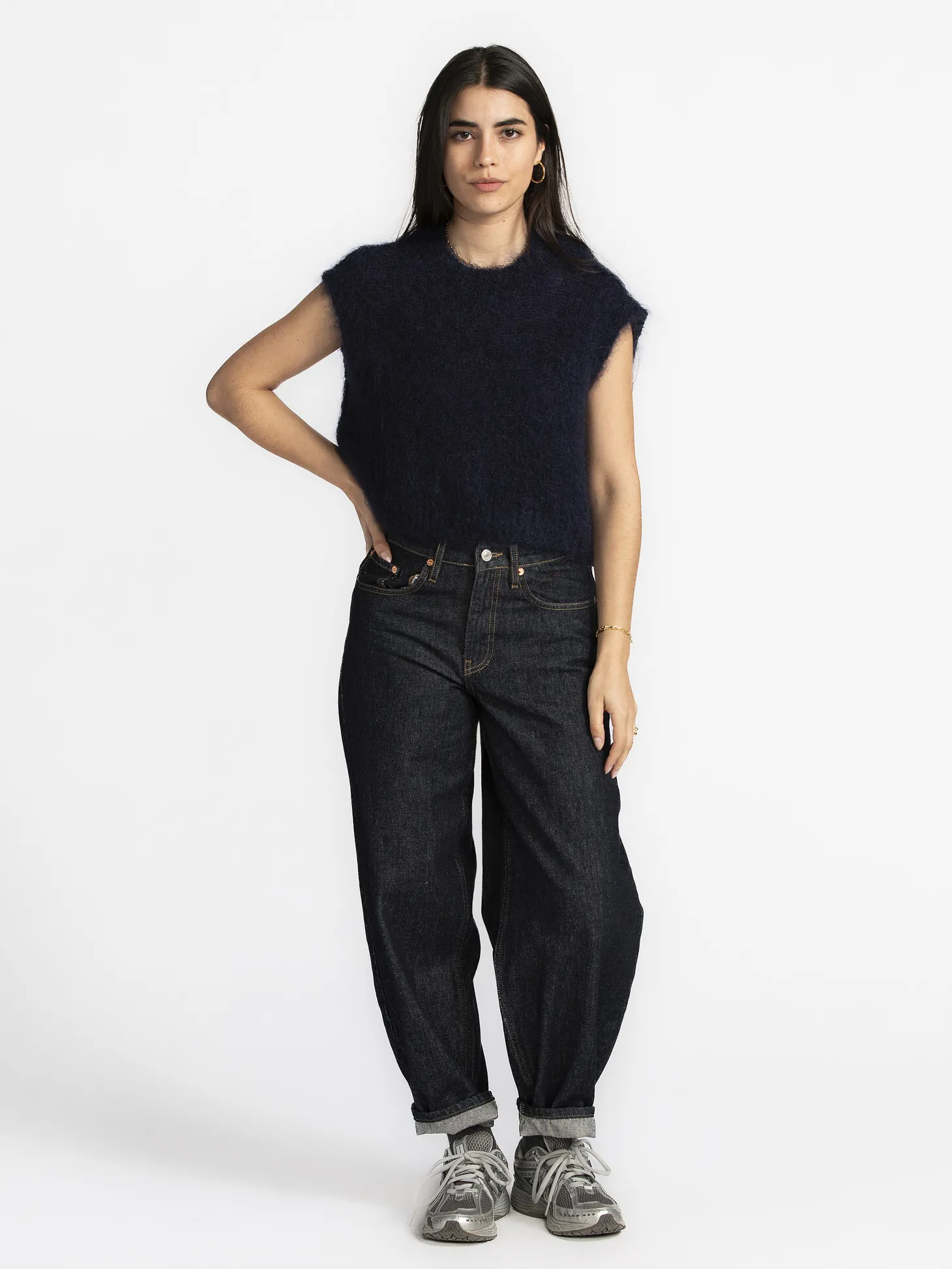 Le Marais Gebreide Spencer Zoey Dark+Brown Clearance