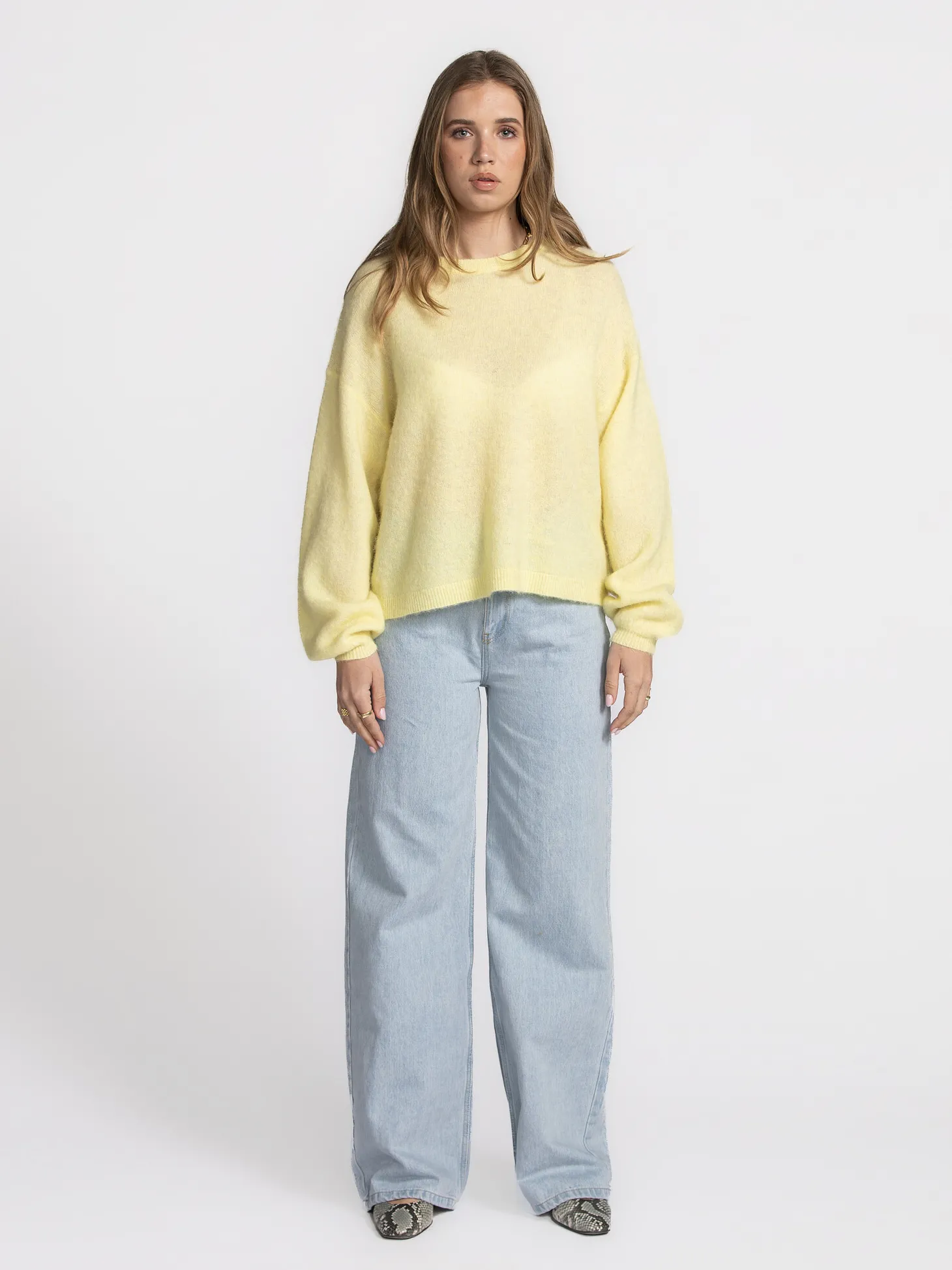 American Vintage Gebreide Sweater Nenybay Lemon+curd Online