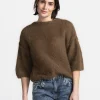 Le Marais Gebreide trui Dora Brown Fashion