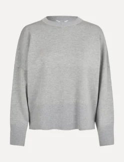 MBYM Gebreide trui Gillian Bravani Light+Grey+Melange Online