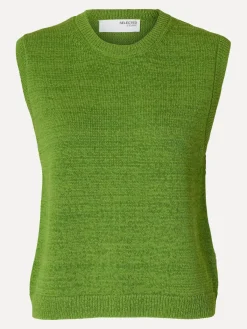 Selected Gebreide vest Alma Spindle+Tree Discount