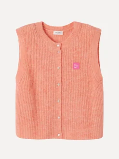American Vintage Gebreide vest East Peches New