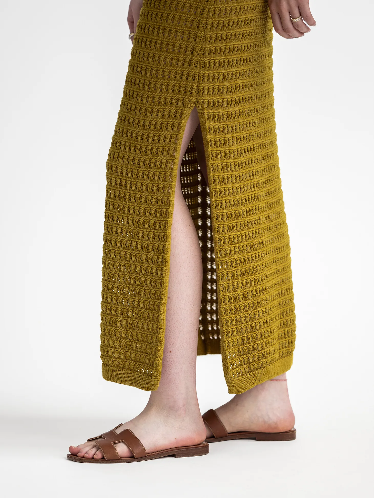 Les Soeurs Gehaakte rok Mint Olive Hot