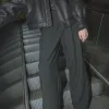 Les Soeurs Geplooide broek Ryan Black Outlet