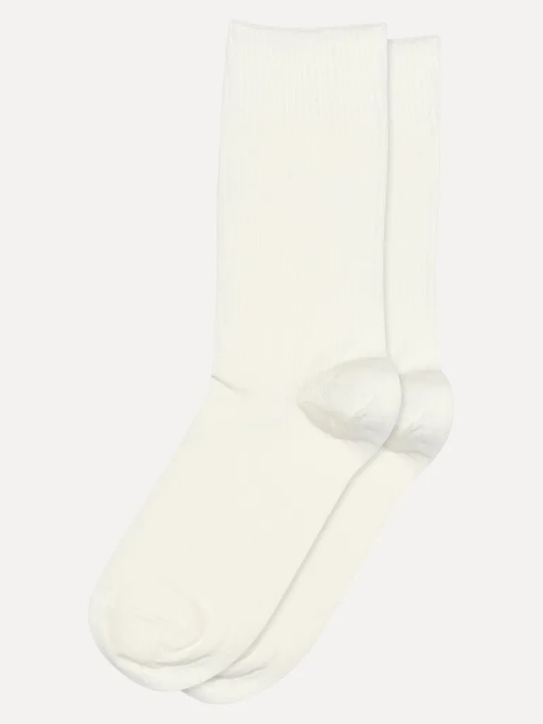 MP Denmark Geribde sokken Siv Snow+White Fashion