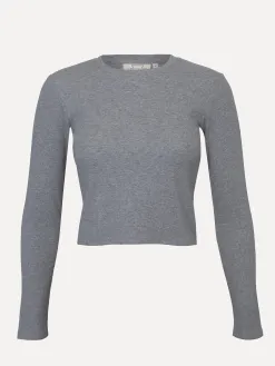Les Soeurs Geribde T-Shirt Kai Grey+Melange New