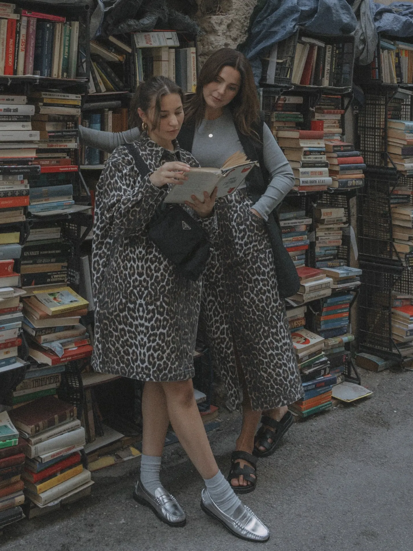 Les Soeurs Geribde T-Shirt Kai Grey+Melange New