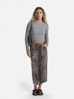Les Soeurs Geribde T-Shirt Kai Grey+Melange New