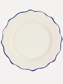 Anna + Nina Geschulpt dinerbord Marine Blue Online