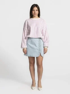 American Vintage Gestreept sweatshirt Bobypark Rayures+Parme New