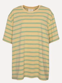Les Soeurs Gestreept T-Shirt Channing YellowGreen Sale
