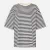 MBYM Gestreept t-shirt Emrylis Betsy Night+Sky+Sugar+Stripe Discount