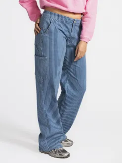 Sofie Schnoor Gestreepte broek Gitte Light+Blue+Striped Best