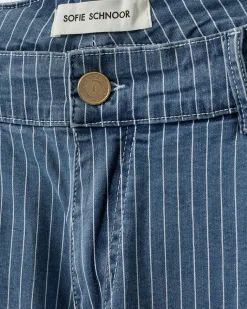Sofie Schnoor Gestreepte broek Gitte Light+Blue+Striped Best