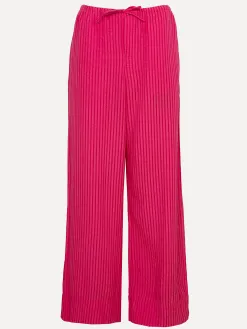 Les Soeurs Gestreepte broek Matt Pink+Red Fashion