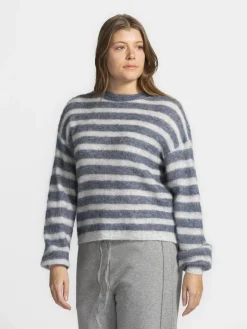 American Vintage Gestreepte sweater Nenybay Polaire+chine+raye+tornade+chine Clearance