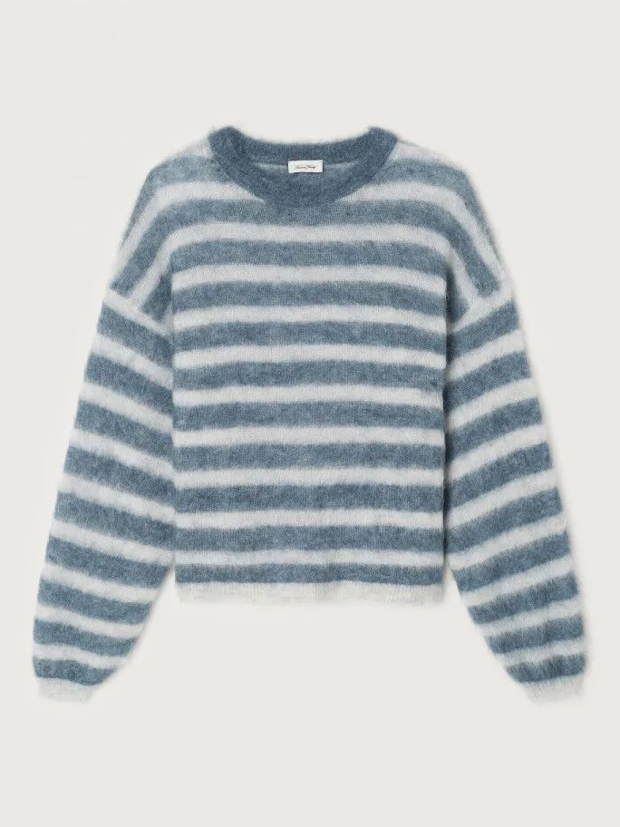 American Vintage Gestreepte sweater Nenybay Polaire+chine+raye+tornade+chine Clearance
