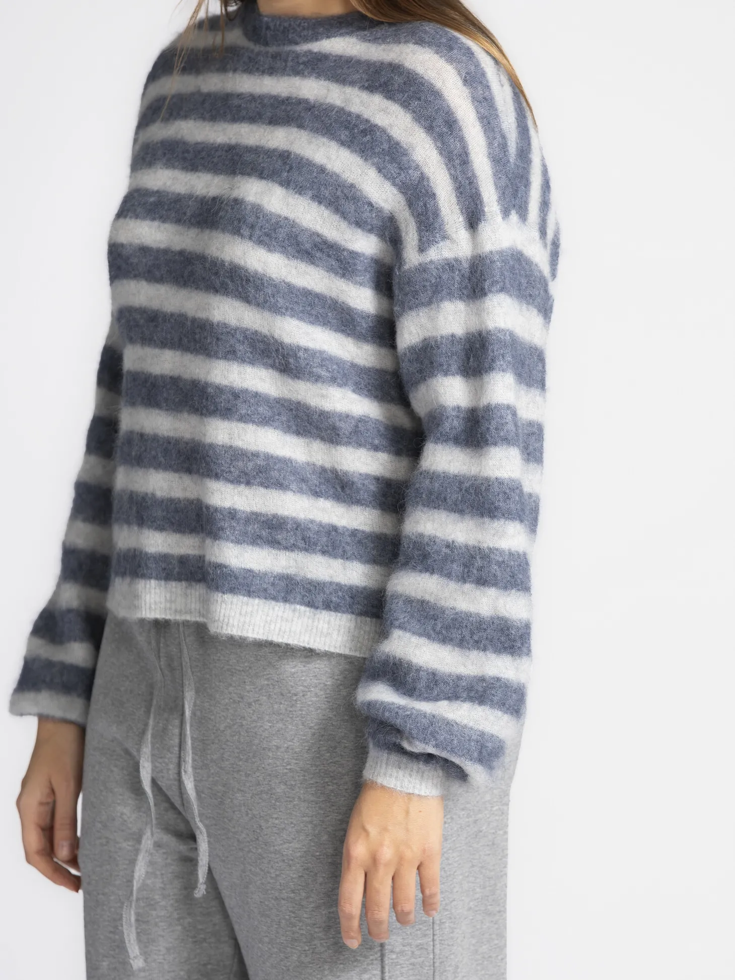 American Vintage Gestreepte sweater Nenybay Polaire+chine+raye+tornade+chine Clearance