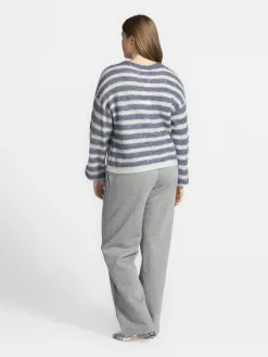 American Vintage Gestreepte sweater Nenybay Polaire+chine+raye+tornade+chine Clearance