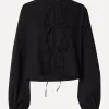 Edited Gestrikte blouse Lisanne Black New
