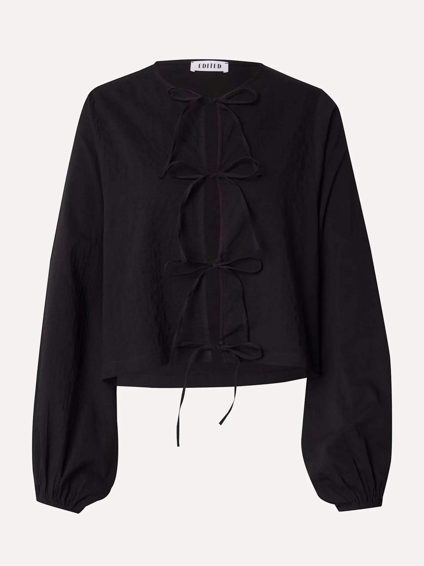 Edited Gestrikte blouse Lisanne Black New