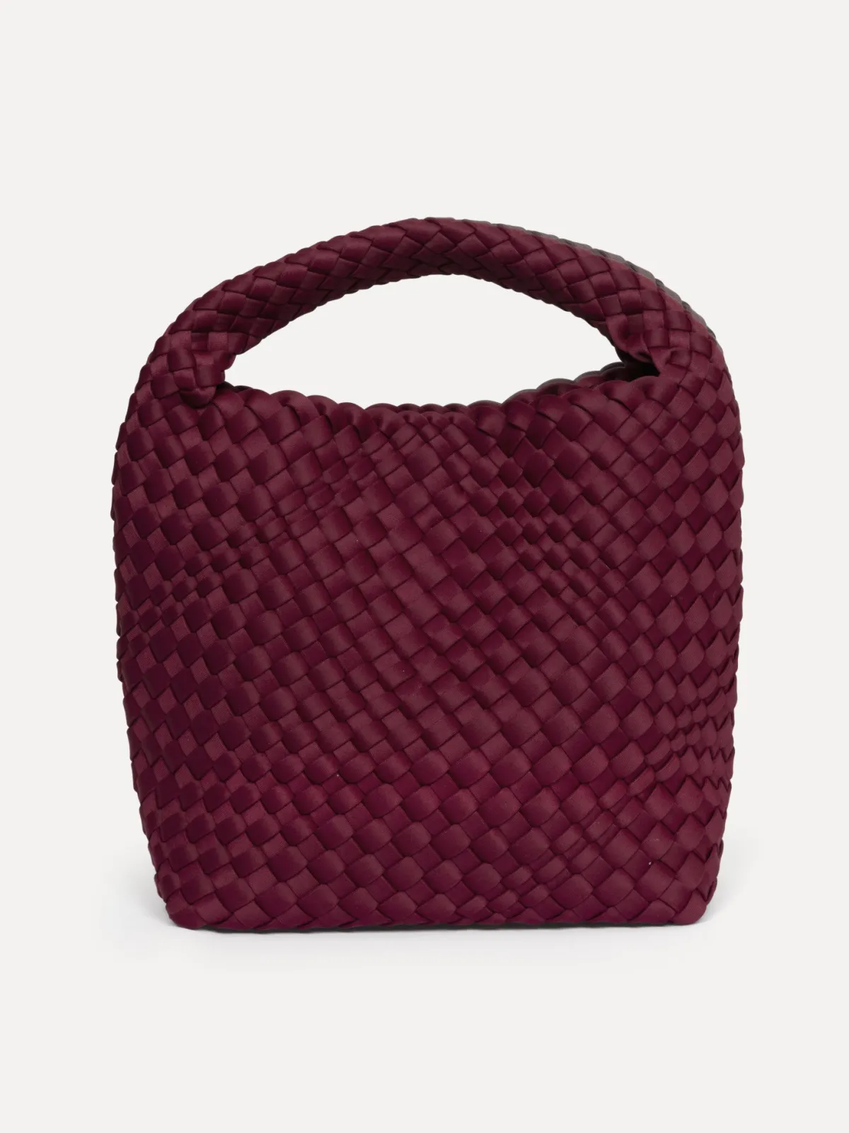 Le Marais Gevlochten tas Milly Bordeaux Outlet