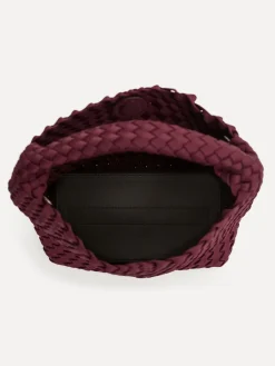 Le Marais Gevlochten tas Milly Bordeaux Outlet