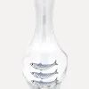 Anna + Nina Glazen karaf Sardines White Outlet