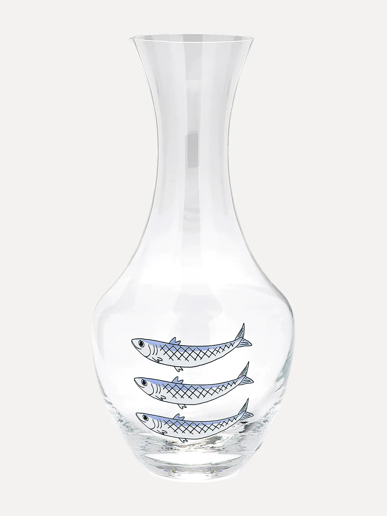 Anna + Nina Glazen karaf Sardines White Outlet