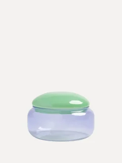 &klevering Glazen pot Puffy Lilac Discount