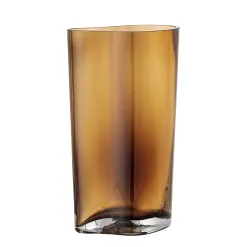 Bloomingville Glazen Vaas Benia Brown Outlet