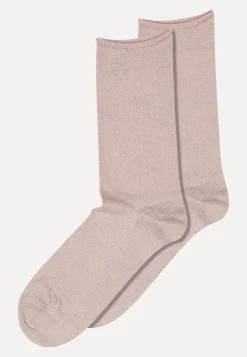 MP Denmark Glittersokken Lucinda Silver+Pink Fashion