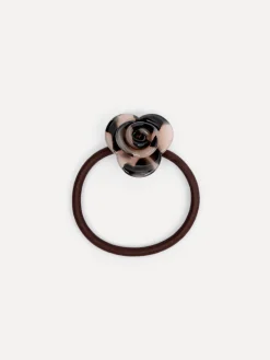 Les Soeurs Haarelastiek resin bloem Light+Tortue Best