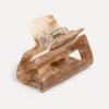 Les Soeurs Hair Clip Rectangle Beige Best