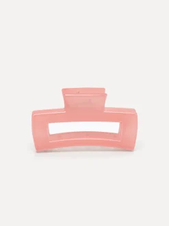 Les Soeurs Hair Clip Rectangle Pink Fashion
