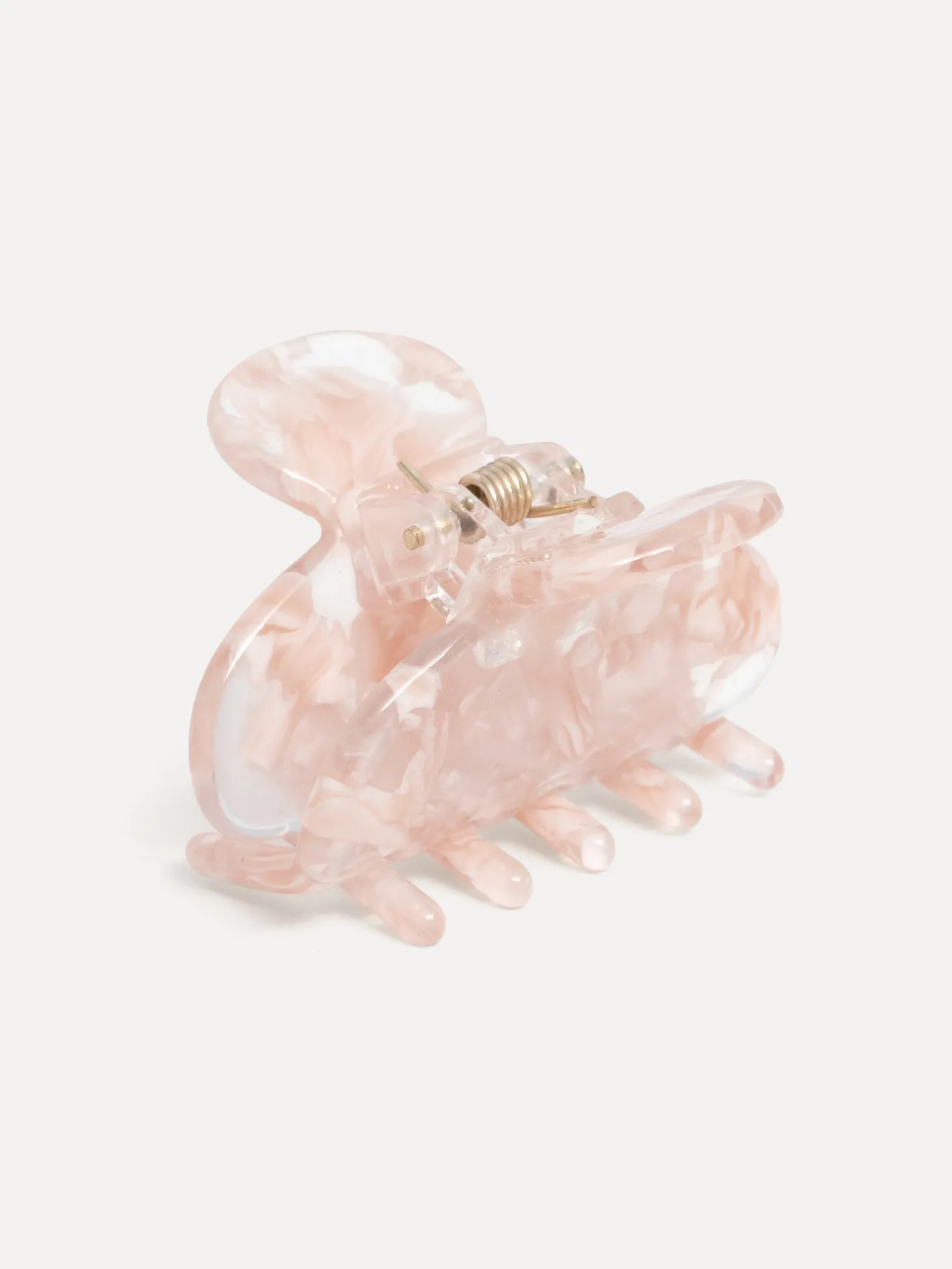 Les Soeurs Hair Clip Round Light+Pink Hot