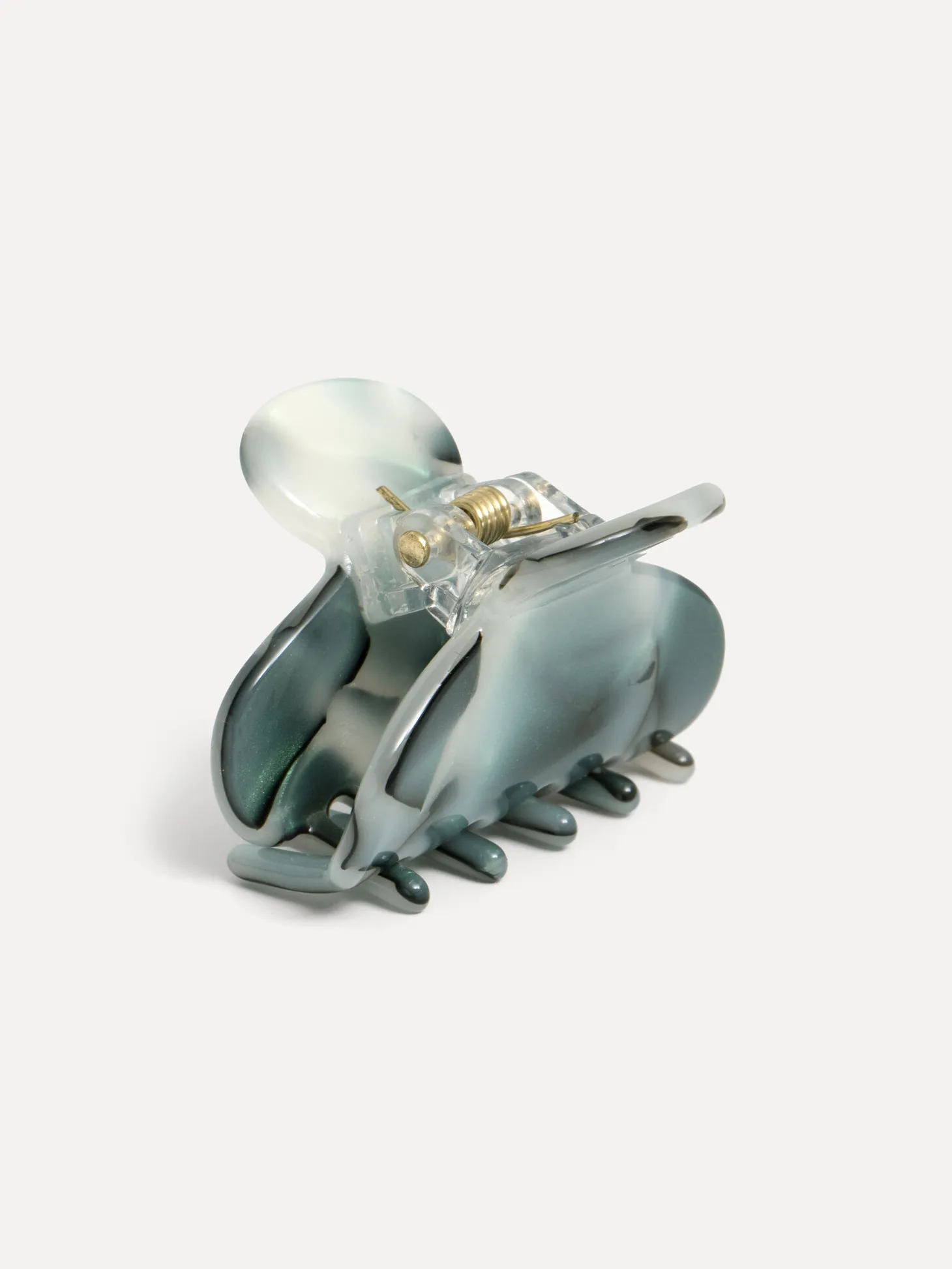 Les Soeurs Hair Clip Round Dark+Green Outlet