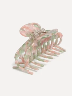 Les Soeurs Hair Clip Round Pink+Green Sale