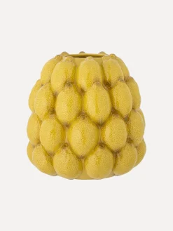 Bloomingville Handgemaakte Vaas Limone Yellow Fashion
