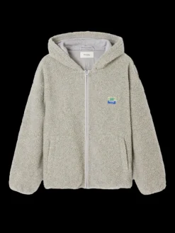 American Vintage Hoodie met rits Hoktown Polaire+Chine Fashion