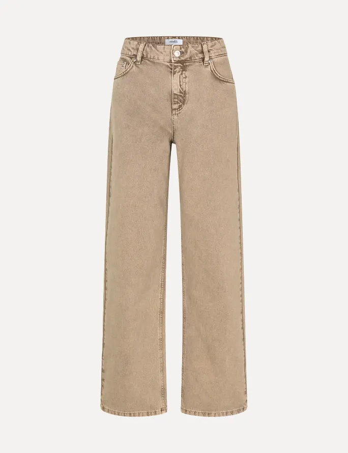 MBYM Jeans Lixana afgewassen Beige+Washed+Denim Sale