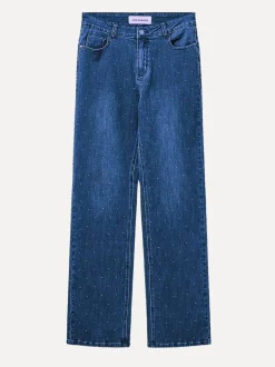 Sofie Schnoor Jeans met bolletjes Stockholm 5002+Denim+Blue Fashion