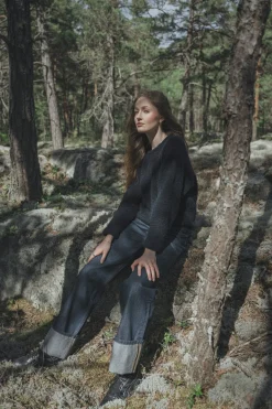 Les Soeurs Jeans met omgeslagen pijpen Jodie Indigo Best