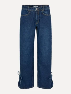 MBYM Jeans met strik Katha Middle+Blue+Wash New