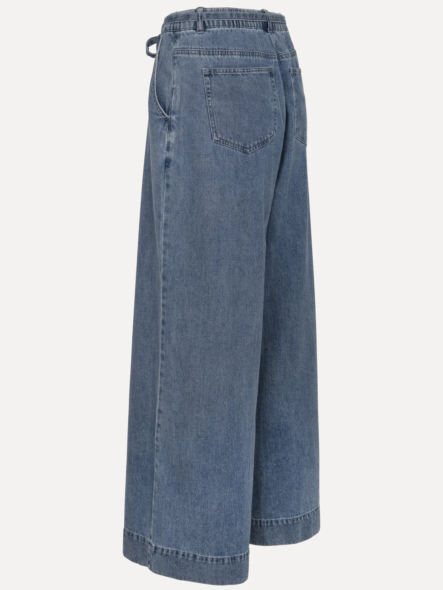 Les Soeurs Jeans met strik Maya Denim+Blue Fashion