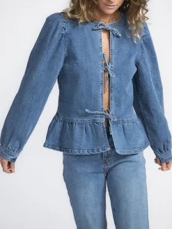 Sofie Schnoor Jeans Shirt Halia 5002+Denim+Blue New