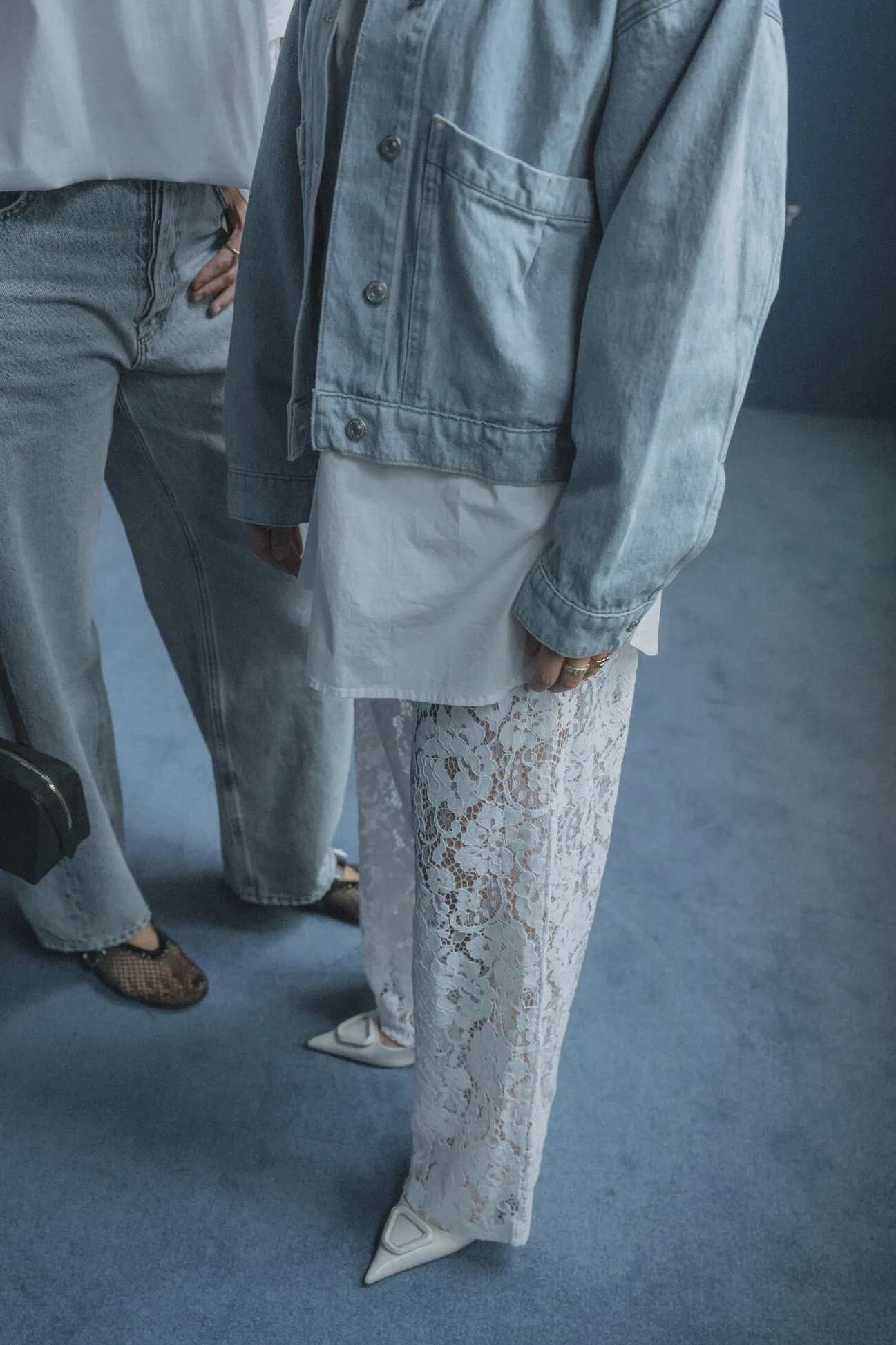 Les Soeurs Kanten broek Reva White Online