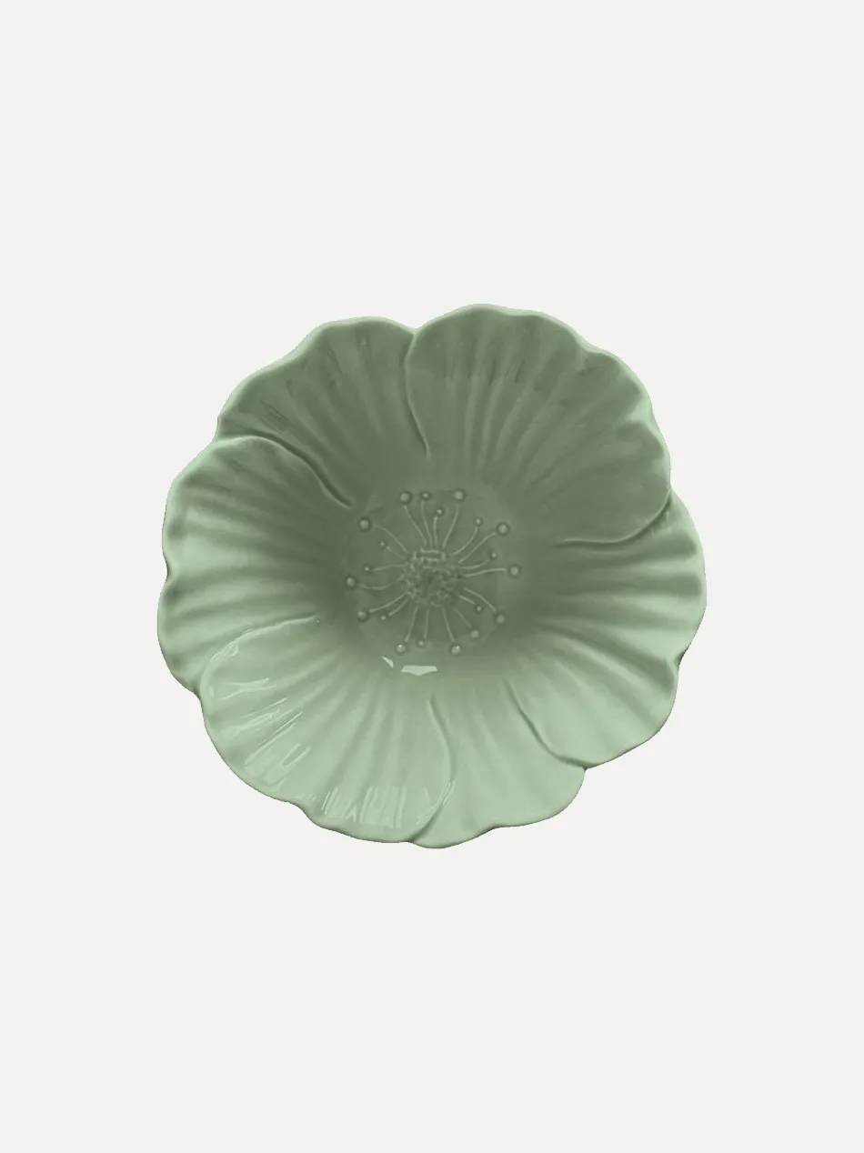 Opjet Keramieken schaal Bloemen Matcha Online